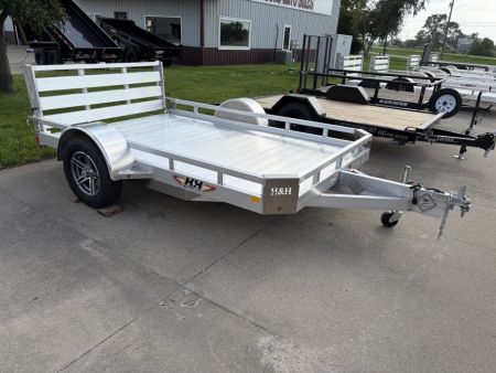 New 2026 H&H Trailers 78x10 3k LSA Utility Trailer