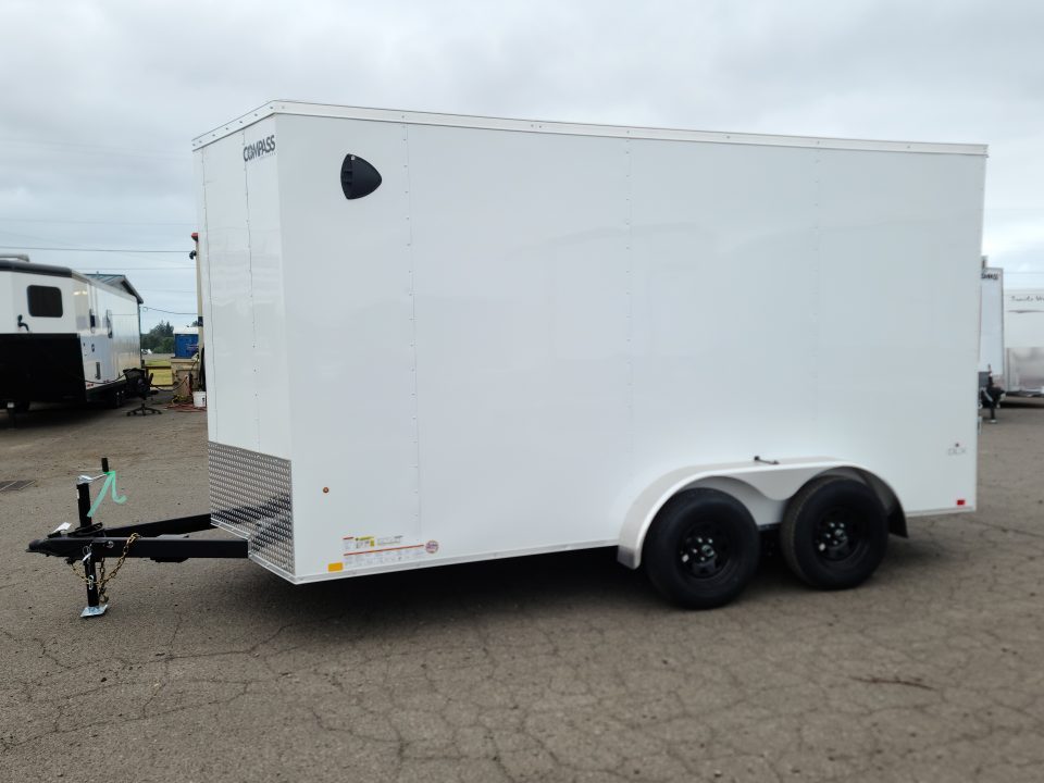 New 2026 Compass DLX 7x14 7k Enclosed Trailer