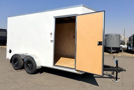 New 2026 Compass DLX 7x14 Enclosed- Stabilizer jacks- Rear Ramp