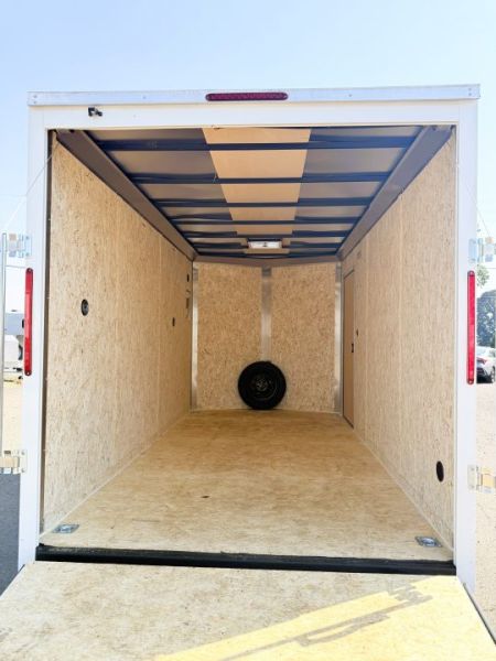 New 2026 Compass DLX 7x14 Enclosed- Stabilizer jacks- Rear Ramp