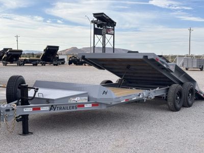 New 2026 Ascend Industries 22' BP TILT TRAILER, 2-7K AXLES, GRAVITY TILT, DRIVEOVER FENDERS, Tilt Trailer