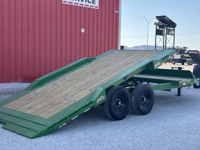 New 2026 Ascend Industries 20' BP TILT TRAILER, 2-7K AXLES, GRAVITY TILT, DRIVEOVER FENDERS, Tilt Trailer