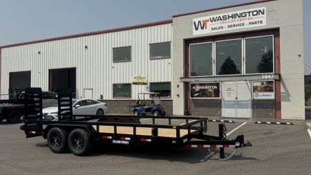 New 2026 Sure-Trac 7 x 18 Tube Top 14K Utility Trailer