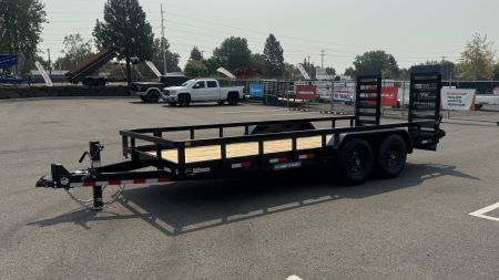 New 2026 Sure-Trac 7 x 18 Tube Top 14K Utility Trailer