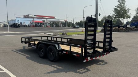 New 2026 Sure-Trac 7 x 18 Tube Top 14K Utility Trailer