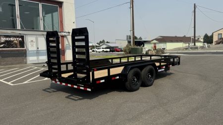 New 2026 Sure-Trac 7 x 18 Tube Top 14K Utility Trailer