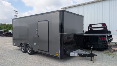 New 2027 Legend 8.5 x 18 Trail Master Flat Front Cargo Trailer w/ Ramp Door (84  INSIDE!!)