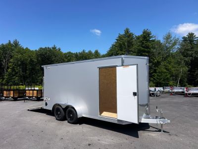 New 2026 High Country 7x16 + 18  V-Nose/ Aluminum trailer /.080 Polycore / Translucent Roof/ Spoiler -7000GVW
