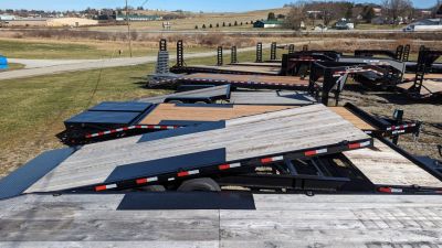 New 2026 CAM Superline 24' (4' Stationary + 20' Tilt) HD Deckover Split Tilt (8K AXLES!)