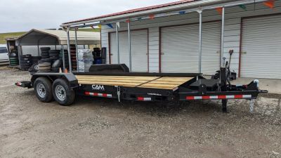 New 2026 CAM Superline 20' (4+16) Lo Pro Split Tilt Trailer