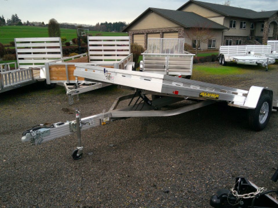 New 2027 Aluma 6.9x15 4.2k Utility Trailer