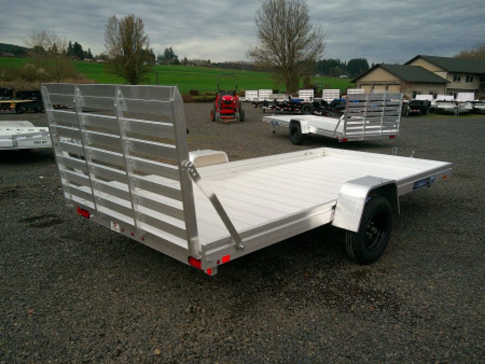 New 2027 Aluma 6.6x14 3k Utility Trailer