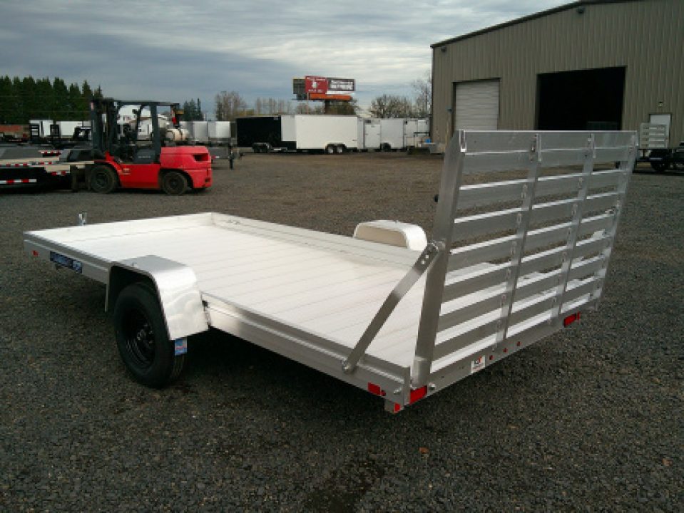 New 2027 Aluma 6.6x14 3k Utility Trailer