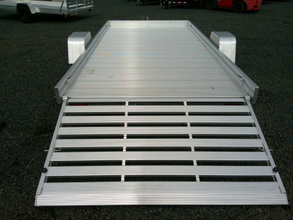 New 2027 Aluma 6.6x14 3k Utility Trailer