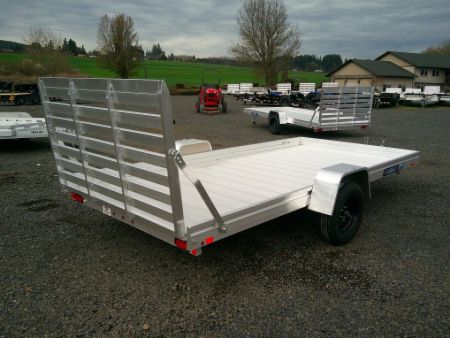 New 2027 Aluma 6.6x14 3k Utility Trailer