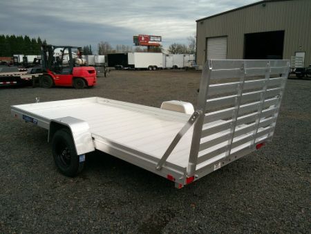 New 2027 Aluma 6.6x14 3k Utility Trailer