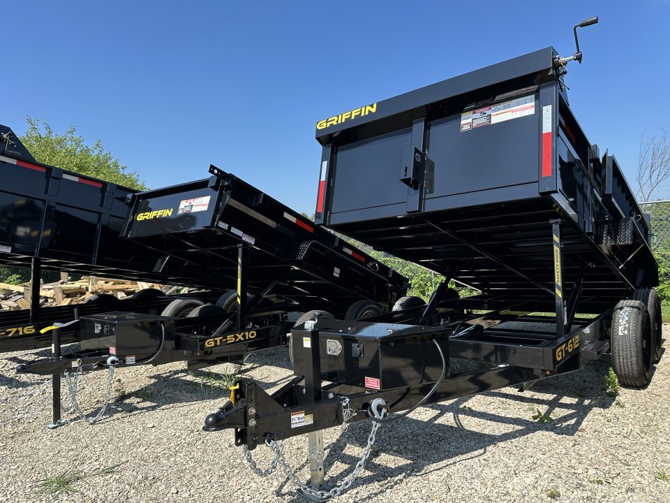 Used 2026 Rental GRIFFIN GT612 6X12 dump trailer 10K