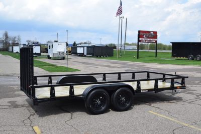 New 2026 HTC 7x16 7K Utility Trailer