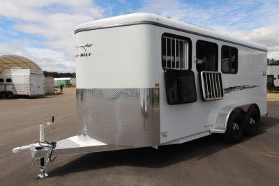 New 2027 Thuro-Bilt Shilo 3 Horse Trailer - 1ft added to horse area - Adjustable Dividers