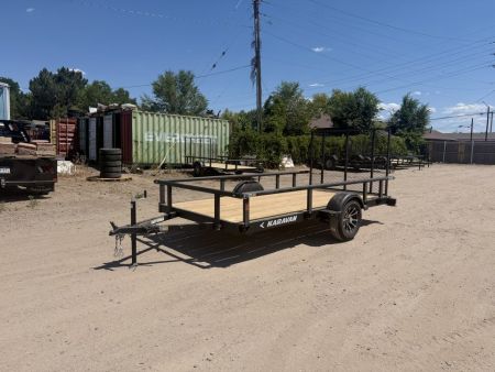 New 2027 Karavan 6-12 Ramp Gate Utility W/ Fold Down Sides 3K GVWR