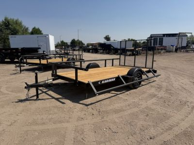 New 2027 Karavan 6-12 Ramp Gate Utility W/ Fold Down Sides 3K GVWR