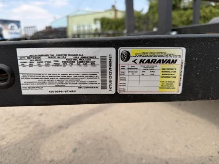 New 2027 Karavan 5-8 Ramp Gate Utility W/ Fold Down Sides 3K GVWR