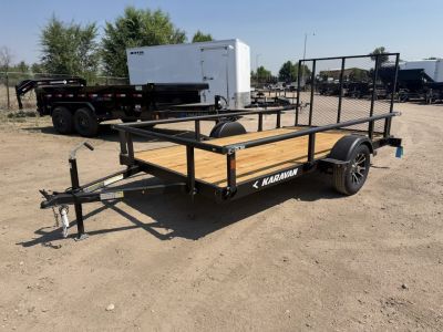 New 2027 Karavan 6-12 Ramp Gate Utility W/ Fold Down Sides 3K GVWR