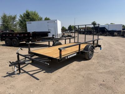 New 2027 Karavan 6-12 Ramp Gate Utility W/ Fold Down Sides 3K GVWR