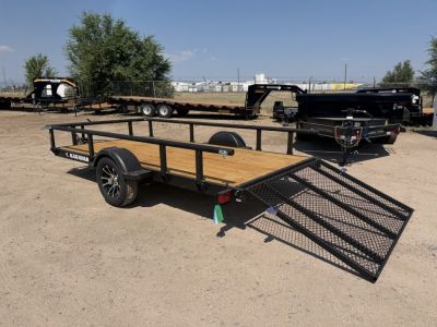 New 2027 Karavan 6-12 Ramp Gate Utility W/ Fold Down Sides 3K GVWR