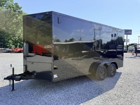 New 2026 Cargo United 7x16 TA (7FT HT) BLACKOUT .80 Polycore Cargo / Enclosed Trailer