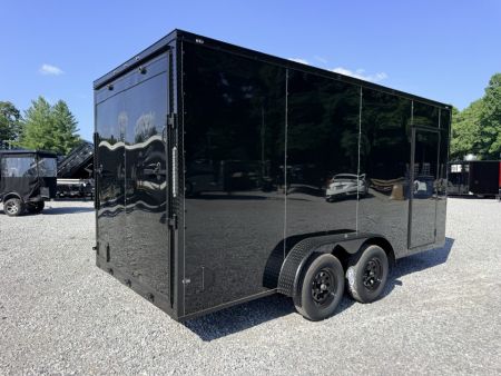 New 2026 Cargo United 7x16 TA (7FT HT) BLACKOUT .80 Polycore Cargo / Enclosed Trailer