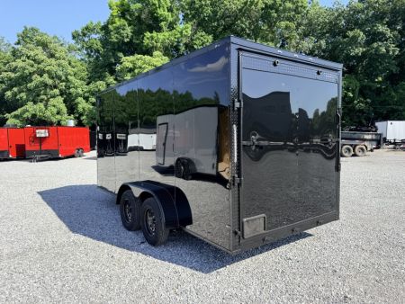 New 2026 Cargo United 7x16 TA (7FT HT) BLACKOUT .80 Polycore Cargo / Enclosed Trailer