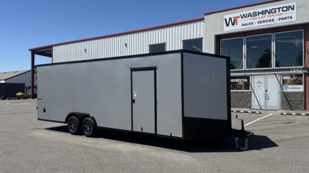 New 2026 Formula Trailers 8.5 x 24 Conquest SE Flat Top V-Nose Car Hauler 10K Car Hauler Trailer