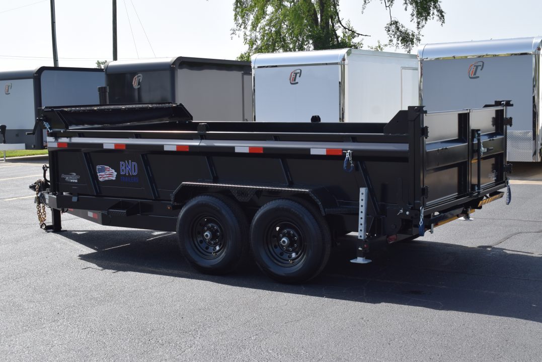 New 2027 BND Trailers 7x14 15K DUMP Dump Trailer