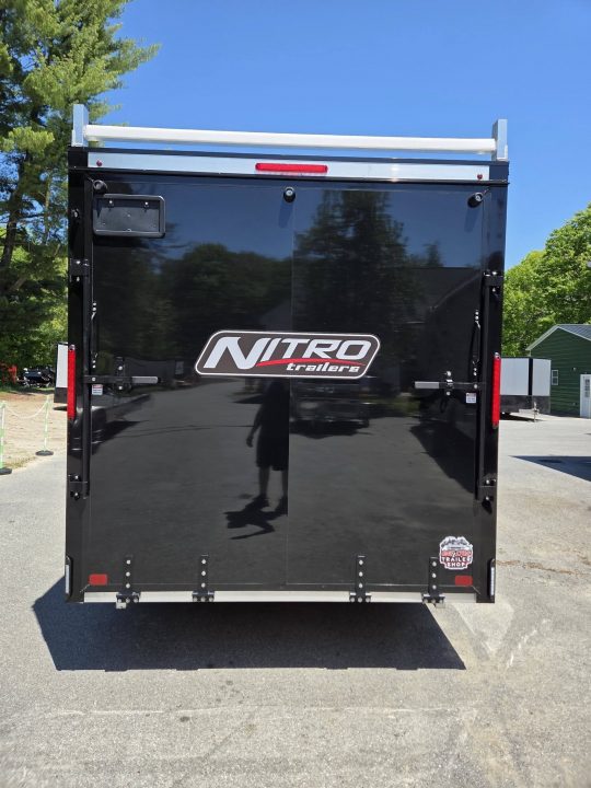 New 2026 Nitro 7.5x16 Contractor Trailer with Blackout Package, Rear Ramp