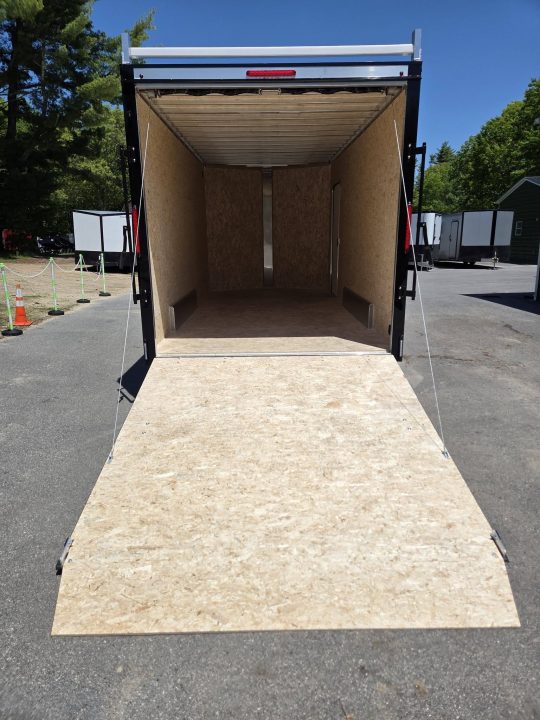 New 2026 Nitro 7.5x16 Contractor Trailer with Blackout Package, Rear Ramp