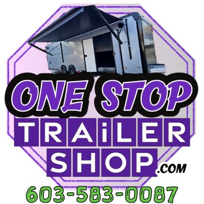 New 2026 Nitro 7.5x16 Contractor Trailer with Blackout Package, Rear Ramp