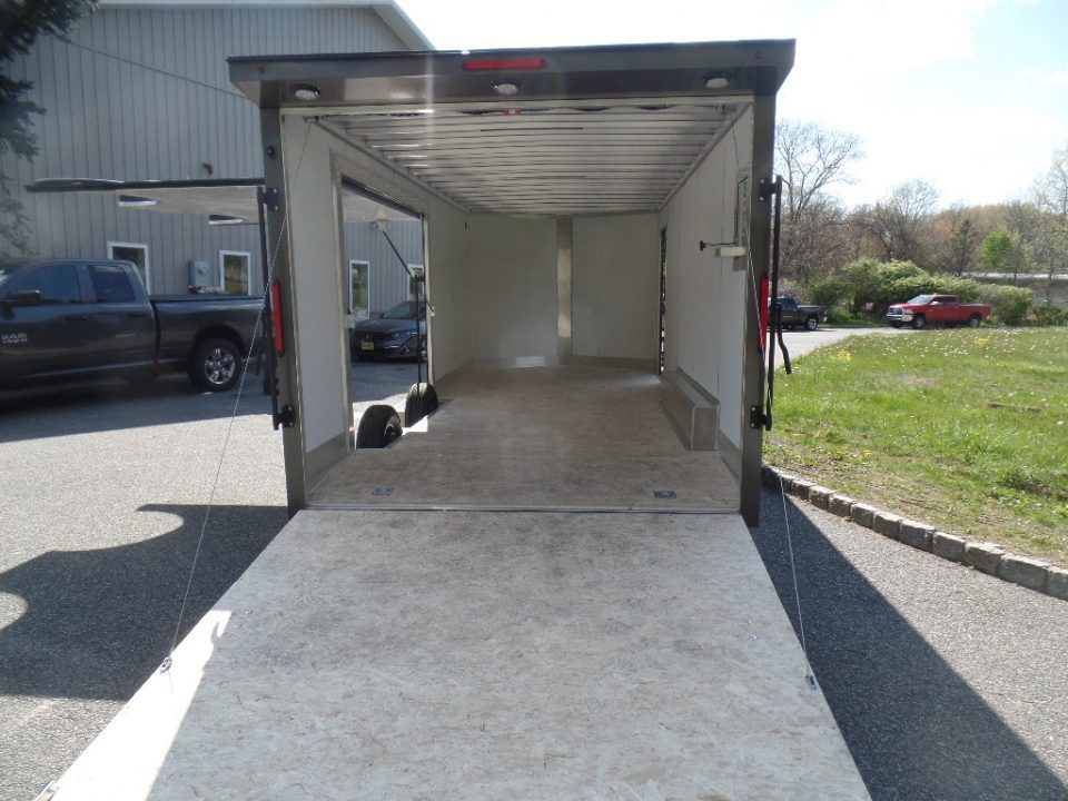 New 2027 Nitro Sport Car Trailer 8.5X20 V Nose , 7,000 lb. GVWR, with Escape Door Car Hauler