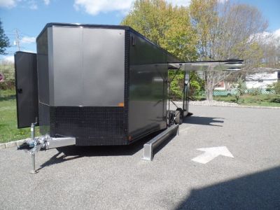 New 2027 Nitro Sport Car Trailer 8.5X20 V Nose , 7,000 lb. GVWR, with Escape Door Car Hauler