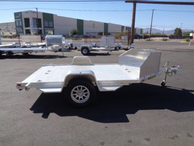 New 2027 ALUMA * MC210 * 2 Position Motorcycle Trailer
