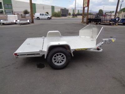 New 2027 ALUMA * MC2F * 2 Position Folding Motorcycle Trailer