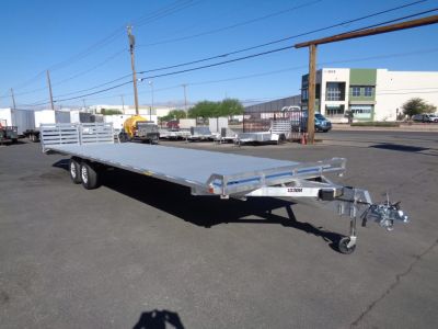 New 2027 Aluma * 1030H * 30Ft Tandem Axle Deck Over 10k Aluminum Utility Trailer