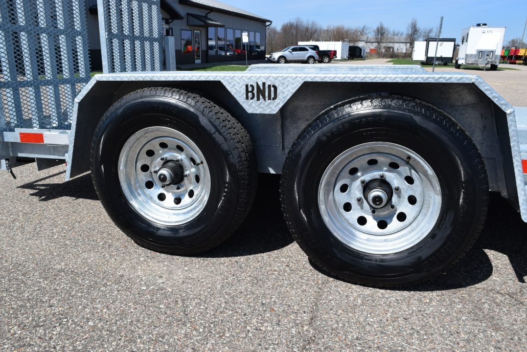 New 2027 BND Trailers 6x12 10K Scissor Lift Equipment Trailer