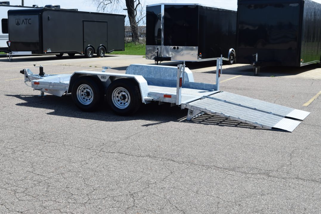 New 2027 BND Trailers 6x12 10K Scissor Lift Equipment Trailer