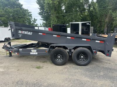 New 2027 NORSTAR 7x14 14k Scissor hoist Barn doors ramps tarp kit