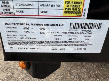 New 2026 H&H Trailers 20' Car Hauler 10K Car Hauler