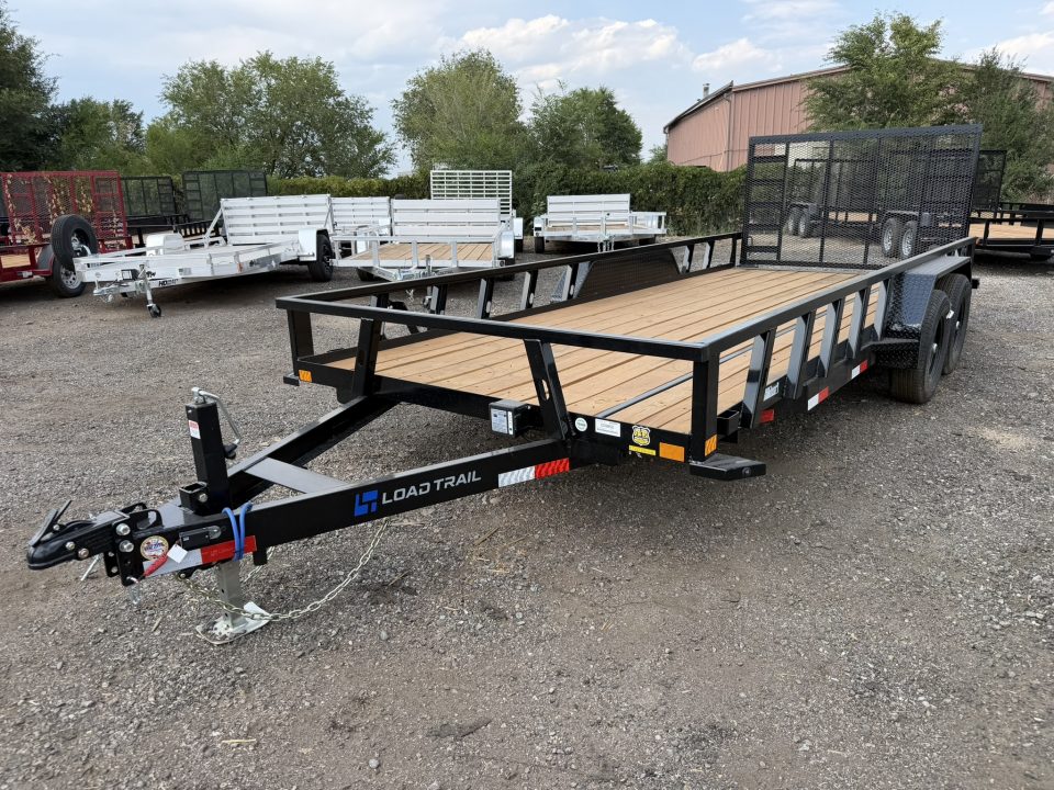 New 2026 Load Trail 7-18 Heavy Duty Tandem Axle Ramp Gate Utility 10K GVWR