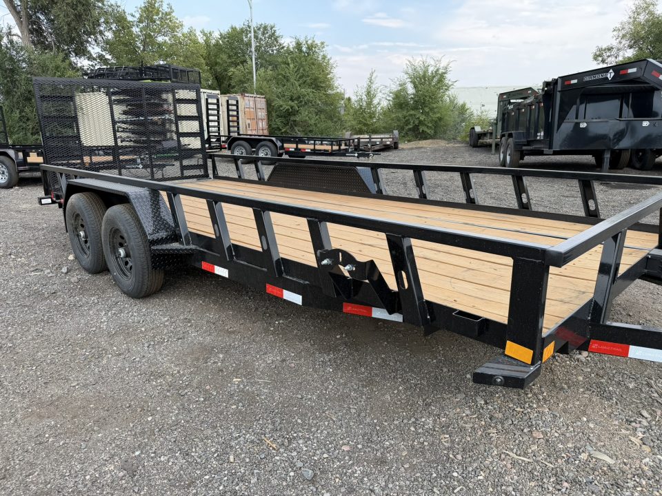 New 2026 Load Trail 7-18 Heavy Duty Tandem Axle Ramp Gate Utility 10K GVWR