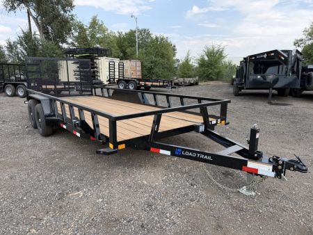 New 2026 Load Trail 7-18 Heavy Duty Tandem Axle Ramp Gate Utility 10K GVWR