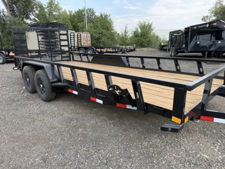 New 2026 Load Trail 7-18 Heavy Duty Tandem Axle Ramp Gate Utility 10K GVWR